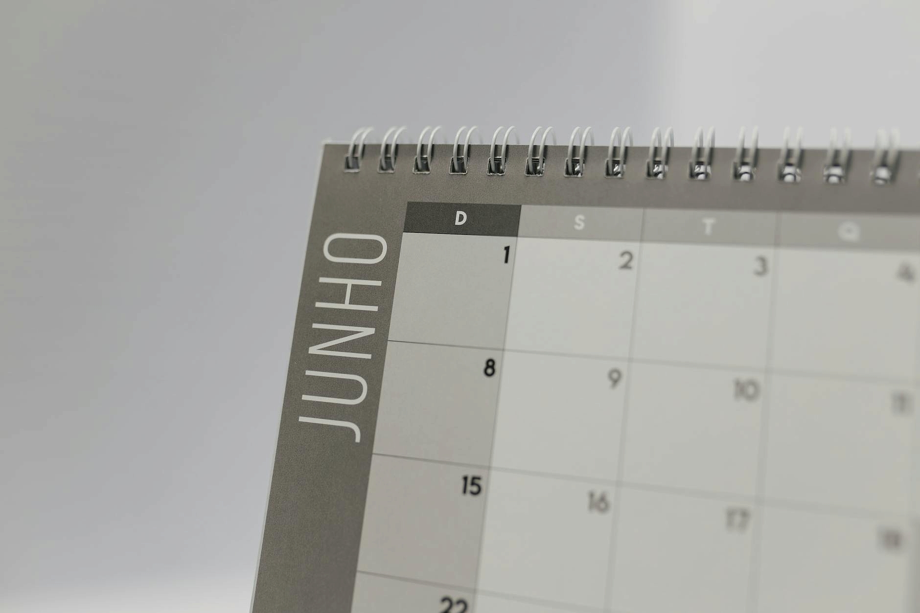 Calendar with subscription renewal dates marked for a business team